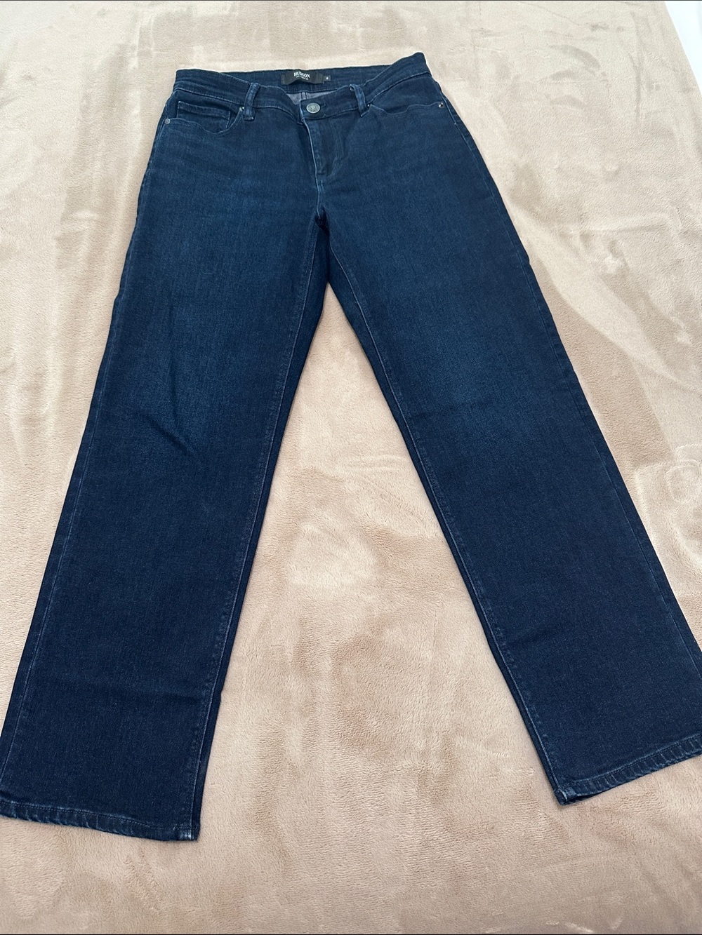 Hudson Jeans Women's Straight-Leg Jeans in Dark Blue